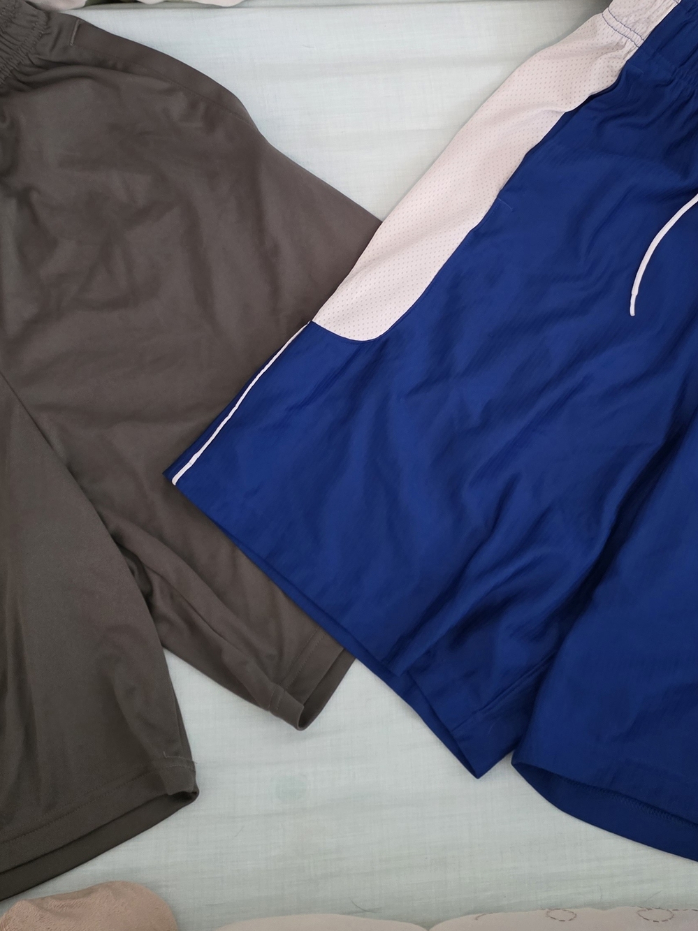Under Armour Men's Athletic Shorts in Blue and Brown Bundle